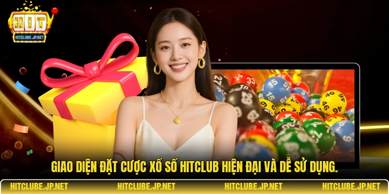 Giao diện đặt cược xổ số Hitclub hiện đại và dễ sử dụng.